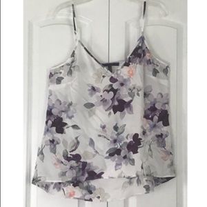 WHBM White House Black Market Floral Cami Top